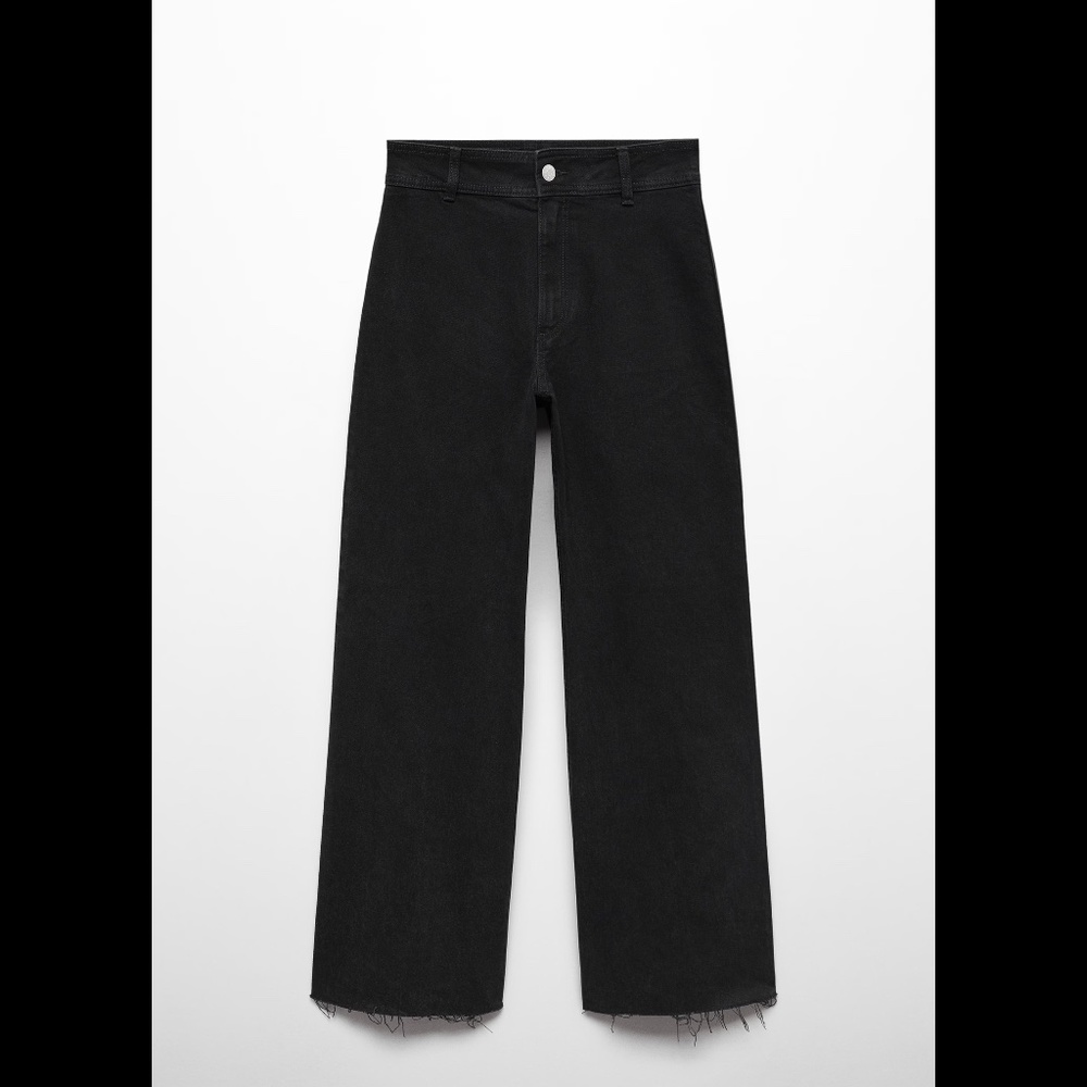 Mango Catherine Black Jeans